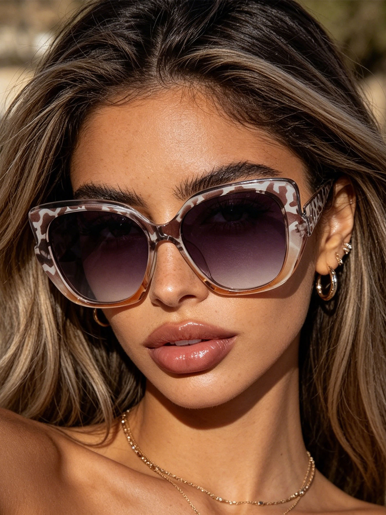 Streetwear Brand Photography - Óculos de Sol Femininos Cat-Eye com