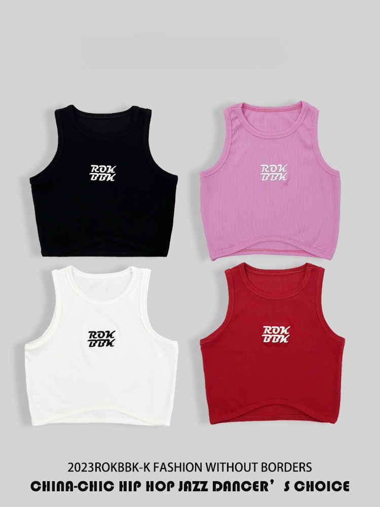 Streetwear Brand With K - Top Curto Esportivo ROKBBK-K Estilo Streetwear