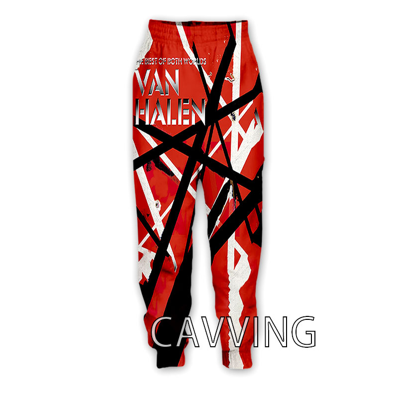 Streetwear Brand - Cavving 3d impressão van halen banda