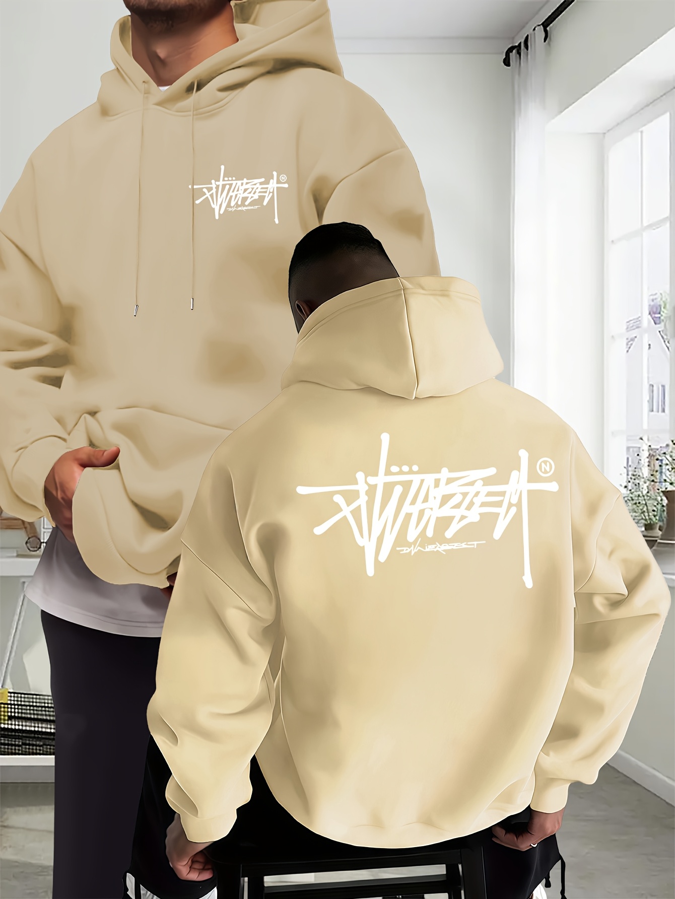 Streetwear Brand Korea - Moletom Oversize Unissex de Luxo Coreano