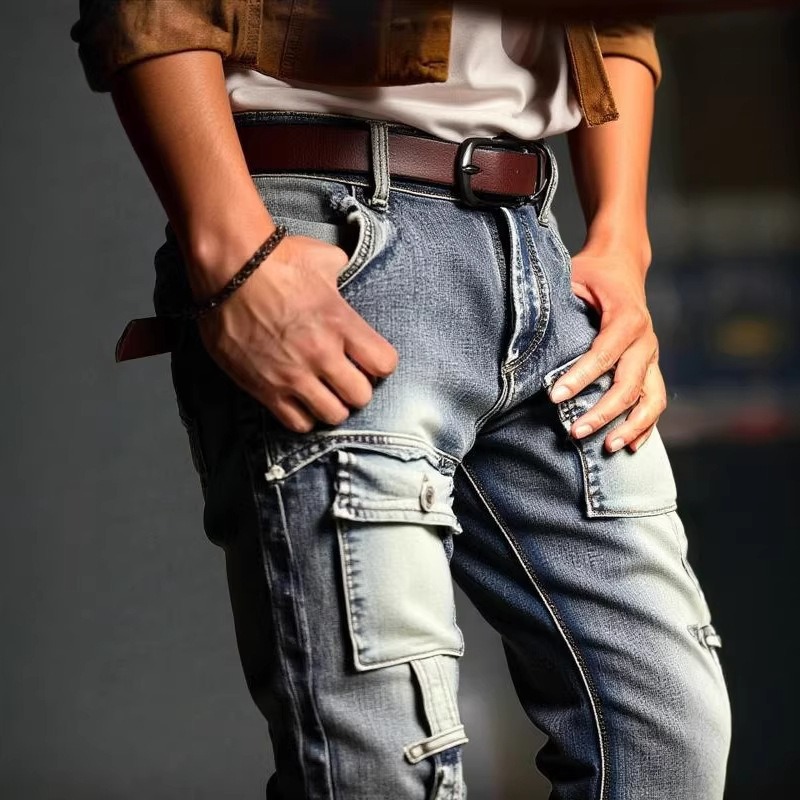 Calças Masculinas Retrô Casuai - Streetwear Brand America avaliação e preço