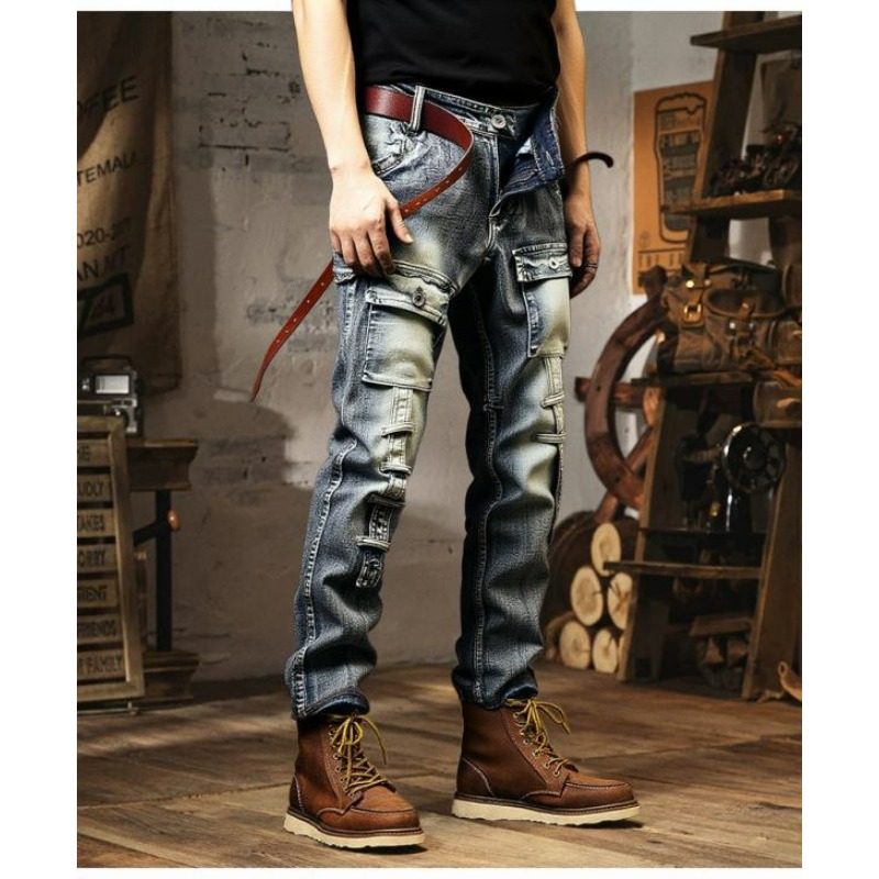 Calças Masculinas Retrô Casuai - Streetwear Brand America avaliação e preço