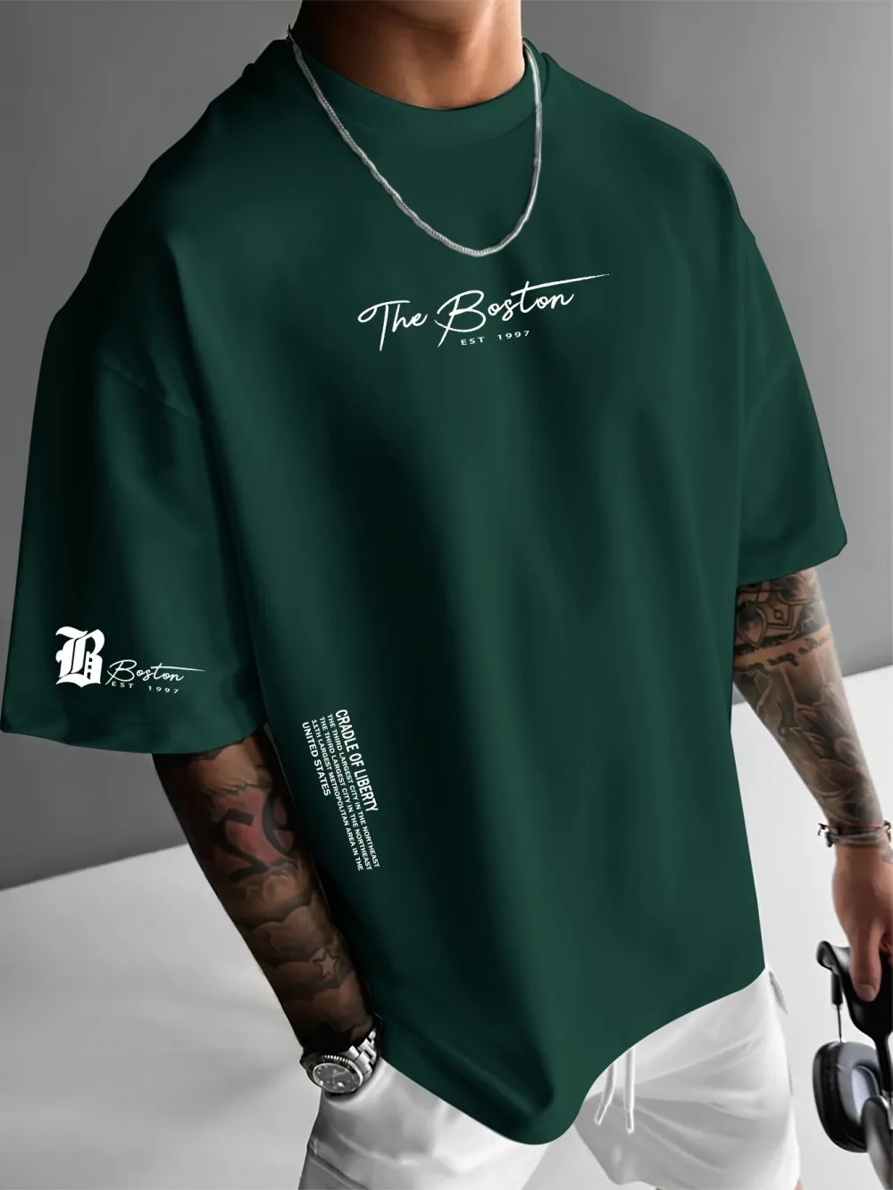 A mais recente camiseta mascul - Streetwear Brand Clothing avaliação e preço