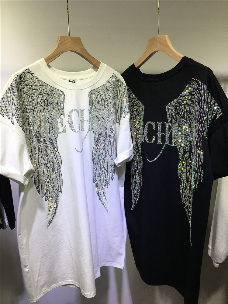 Unisex Oversized Rhinestone An - Streetwear Brand Clothing avaliação e preço