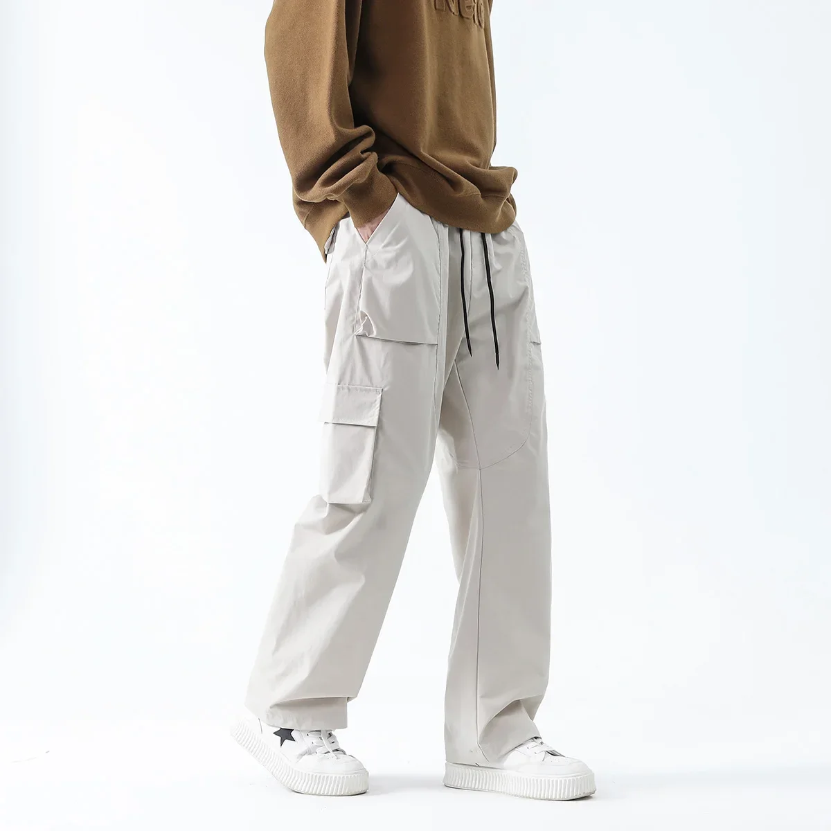 Calças de bolso múltiplo para  - Streetwear Brand avaliação e preço