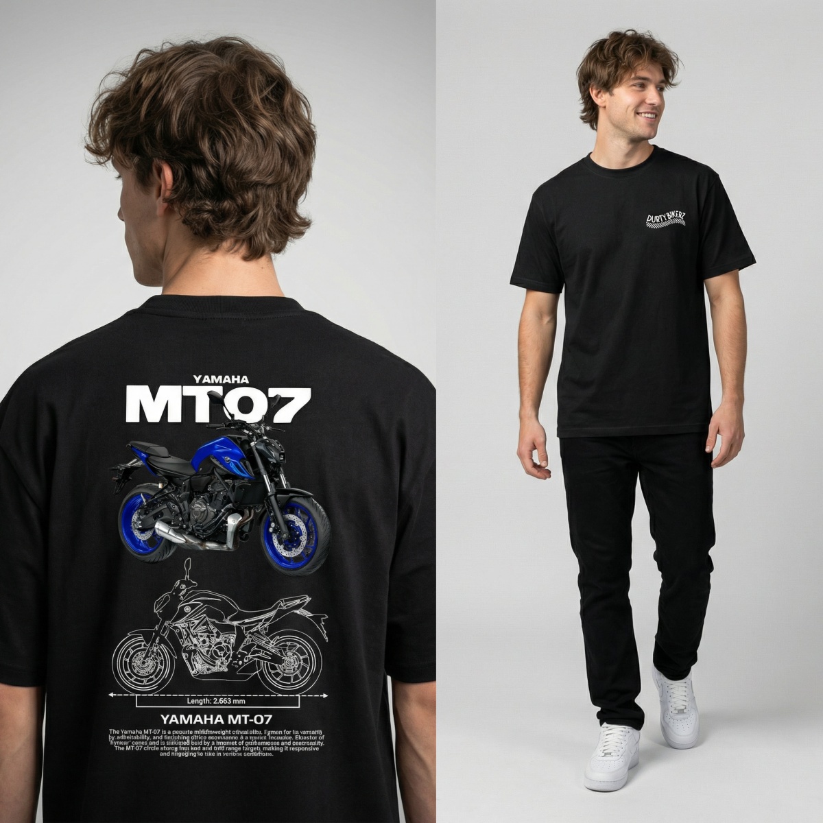 Camiseta Estilo Moto Naked Yam - Women Streetwear Brand avaliação e preço