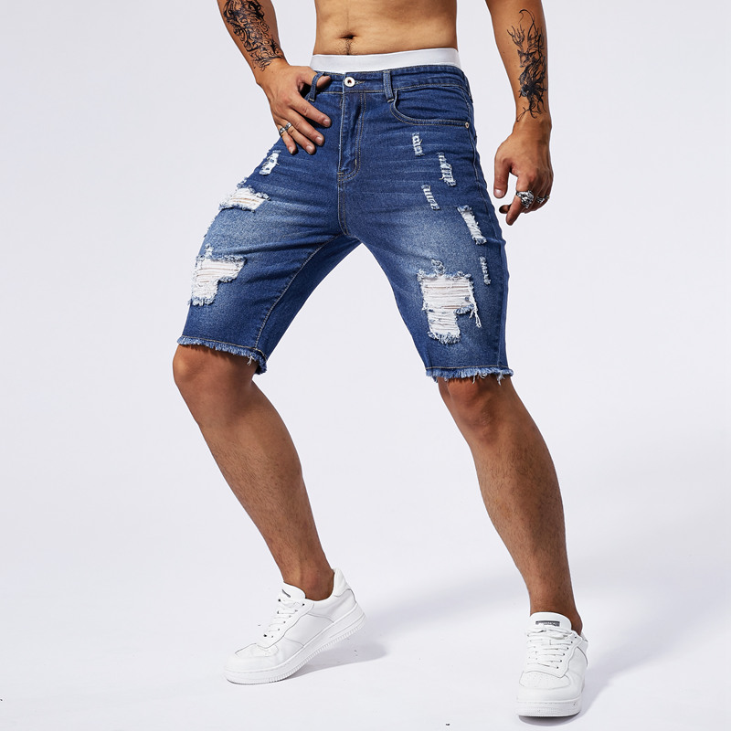 2025 verão novos homens rasgad - Streetwear Brand avaliação e preço