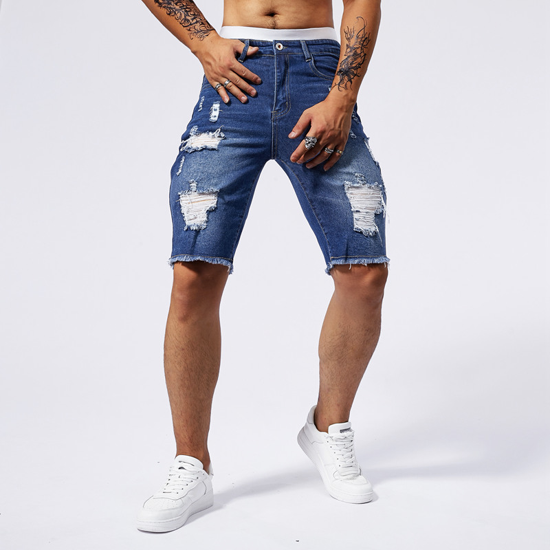 2025 verão novos homens rasgad - Streetwear Brand avaliação e preço