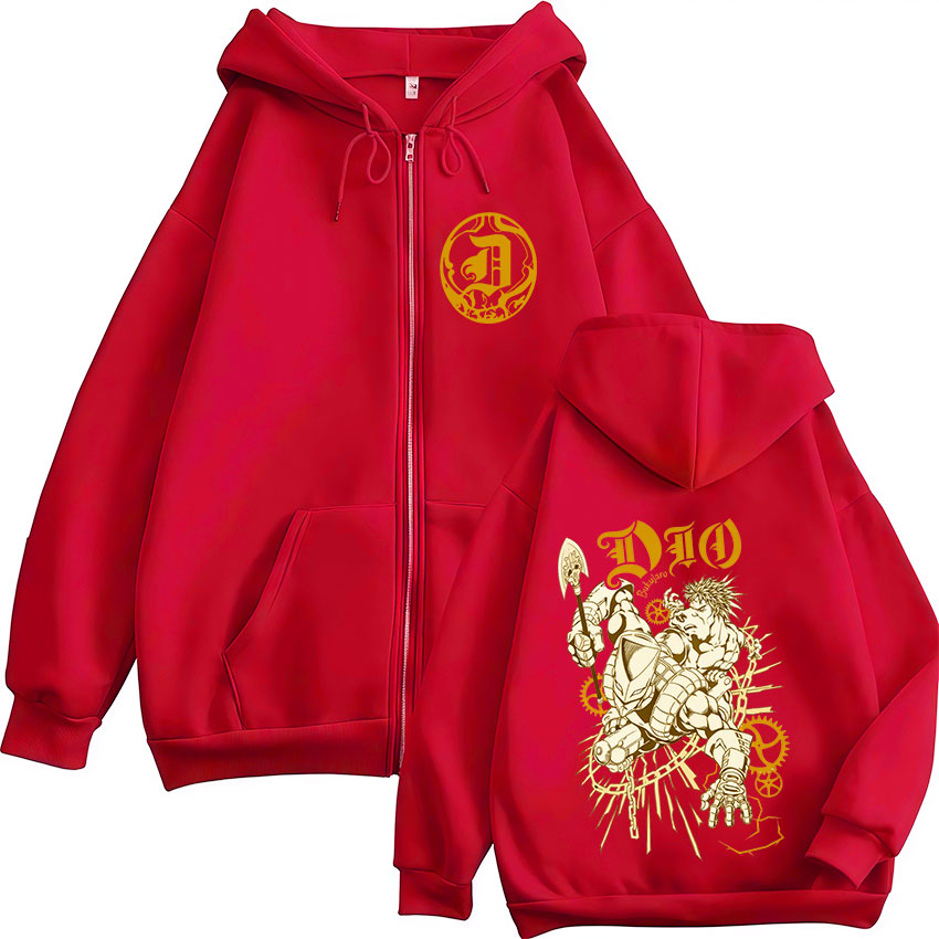 Hoodies com Zíper do Anime Joj - Streetwear Brand Paris avaliação e preço