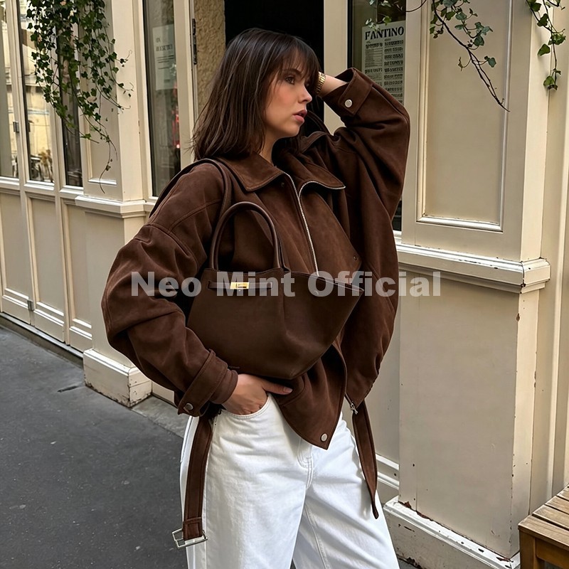 Jaqueta Feminina Oversized de  - Women Streetwear Brand avaliação e preço