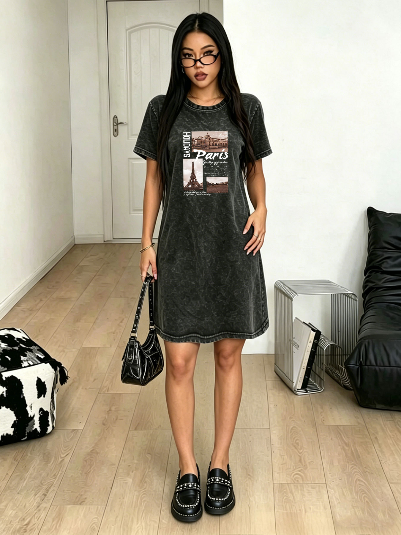 Vestido feminino vintage lavad - Streetwear Brand In Paris avaliação e preço