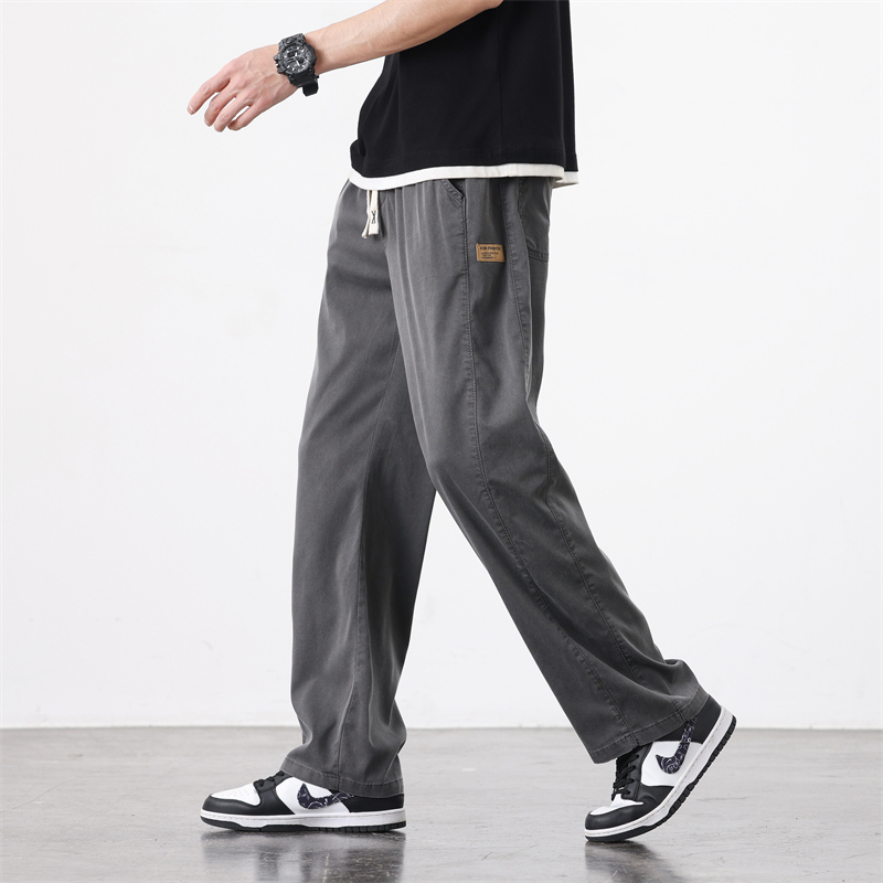 OUSSYU-Calça Suave Acolhedora  - Streetwear Brand Korea avaliação e preço