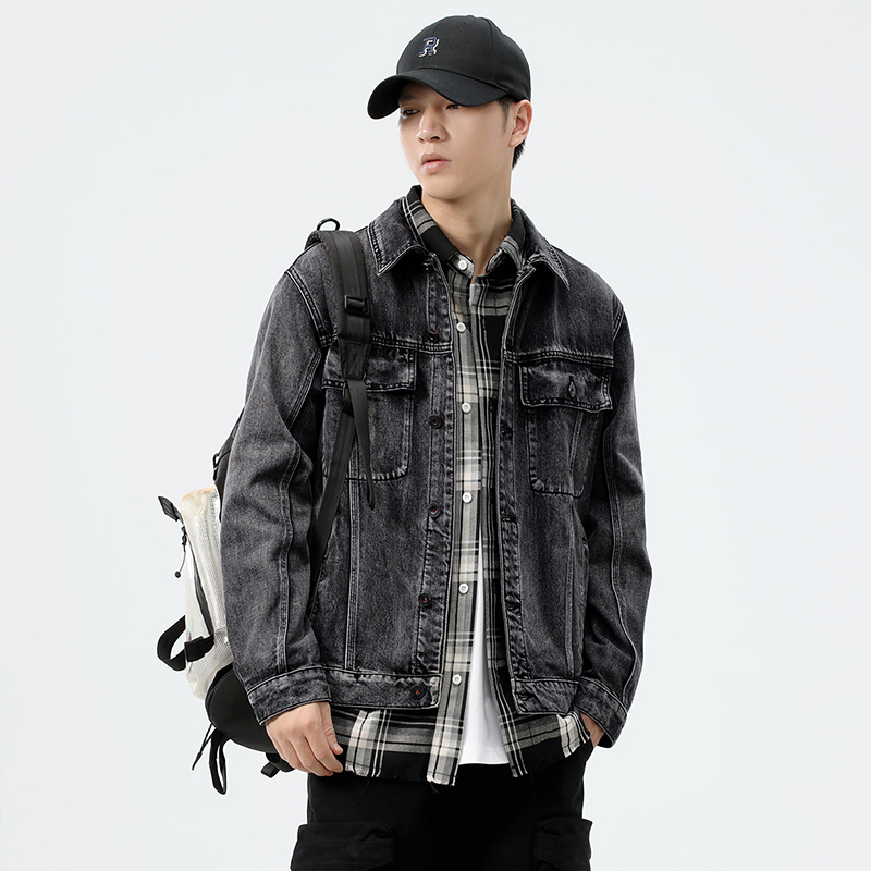Jaqueta Jeans Masculina Cinza  - Streetwear Brand avaliação e preço