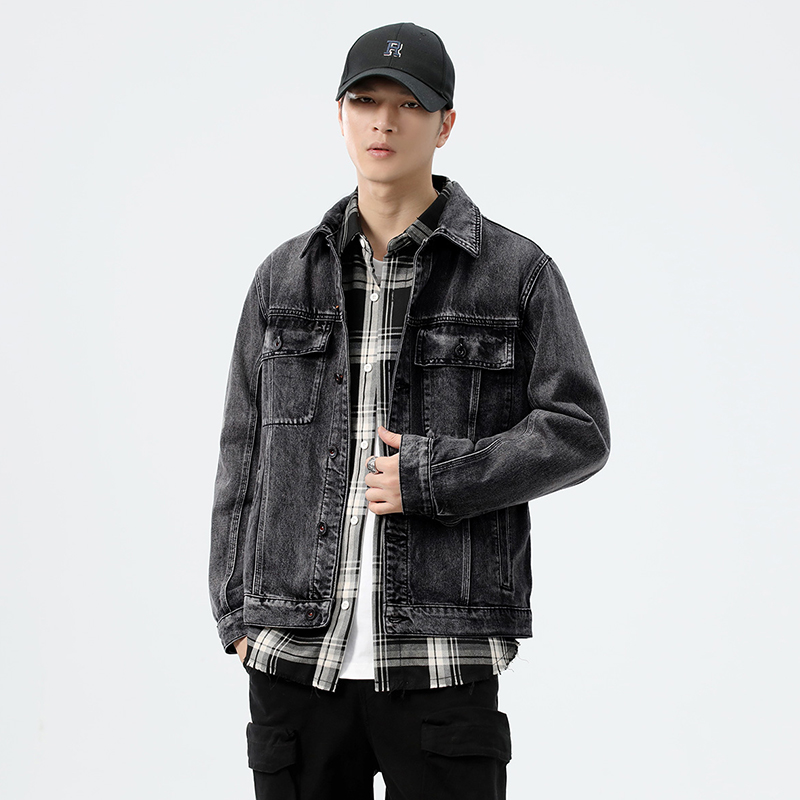 Jaqueta Jeans Masculina Cinza  - Streetwear Brand avaliação e preço