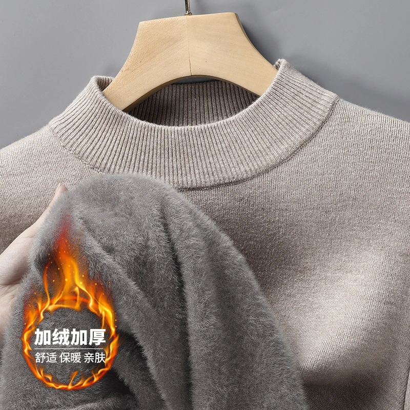 Meia gola alta malhas camisola - Streetwear Brand avaliação e preço