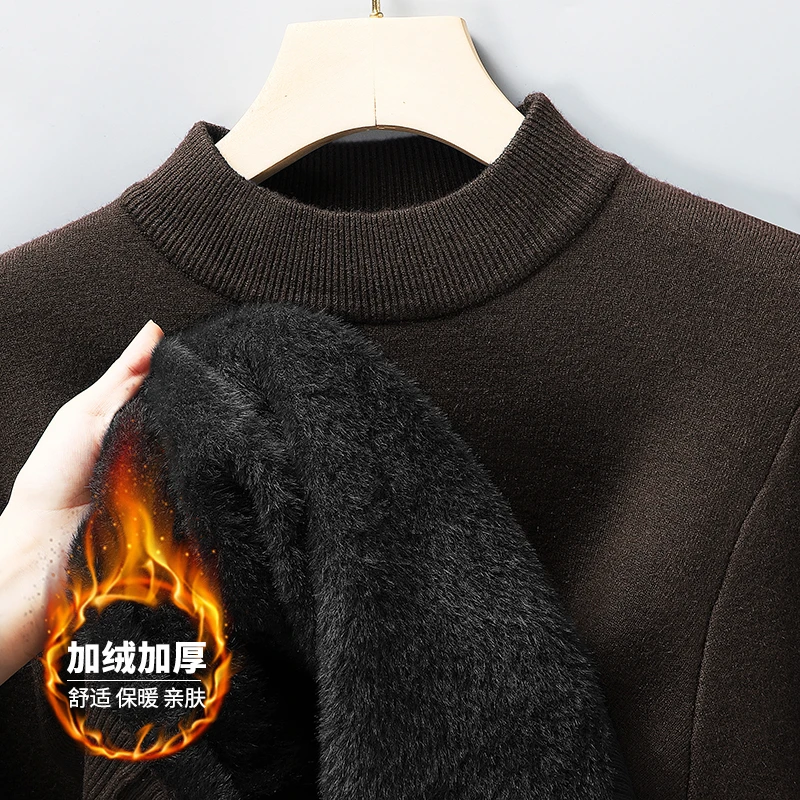 Meia gola alta malhas camisola - Streetwear Brand avaliação e preço