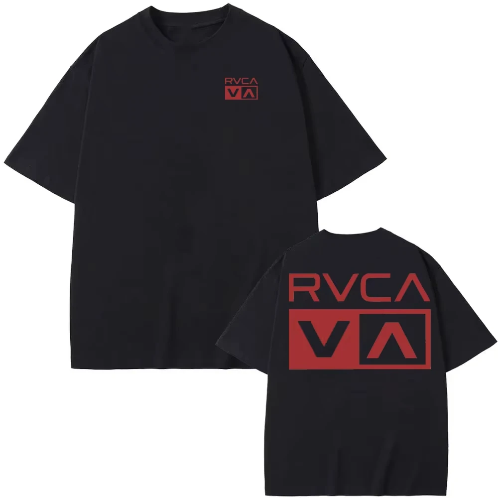Camiseta RVCA Preta de Algodão - Streetwear Brand Clothing avaliação e preço