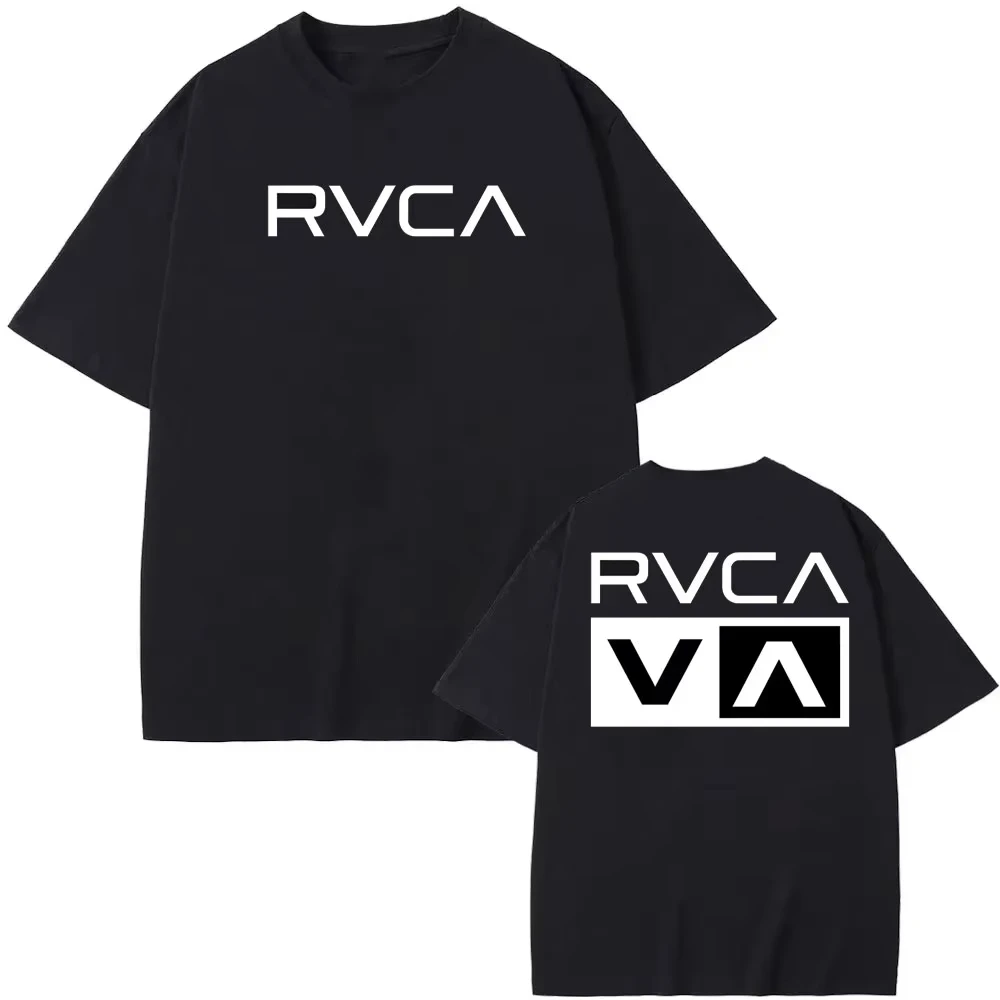 Camiseta RVCA Preta de Algodão - Streetwear Brand Clothing avaliação e preço